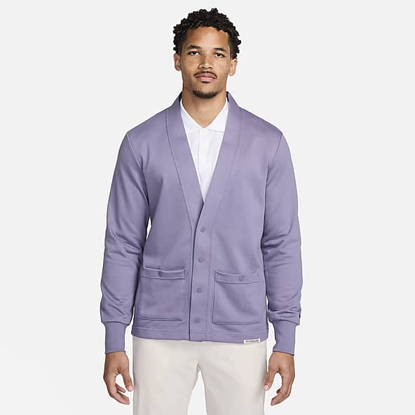 Mens Purple Golf Sweaters. Nike